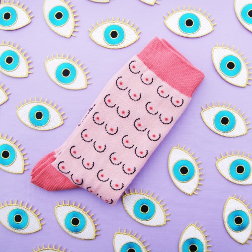 yeux-boob-socks